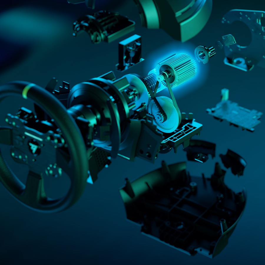Thrustmaster TX — brushless servomotor detail